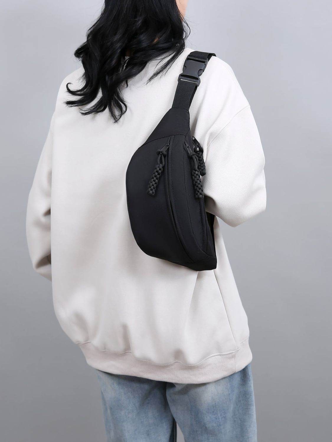 Oxford Cloth Adjustable Strap Sling Bag - Delanoir