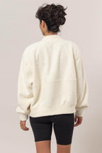 HYFVE Baseball Collar Zip Up Long Sleeve Jacket - Delanoir