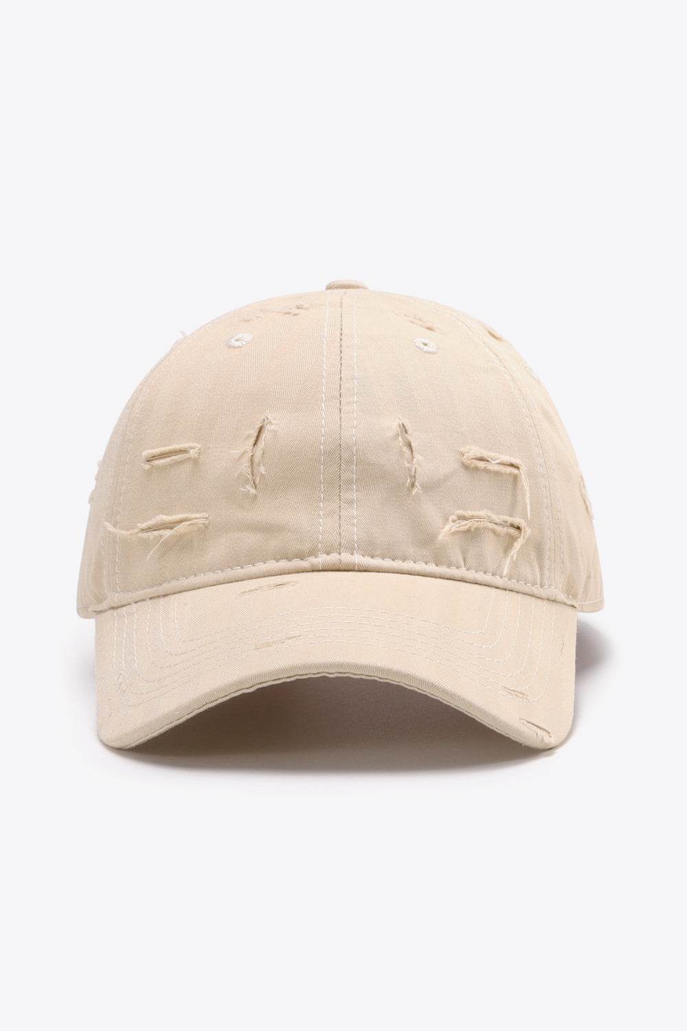 Distressed Adjustable Baseball Cap - Delanoir