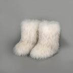 Thermal Fuzzy Platform Boots - Delanoir