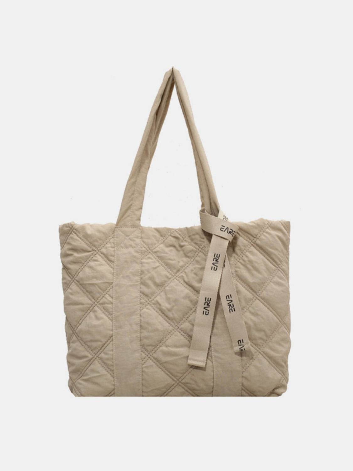 Quilted Nylon Large Tote Bag - Delanoir