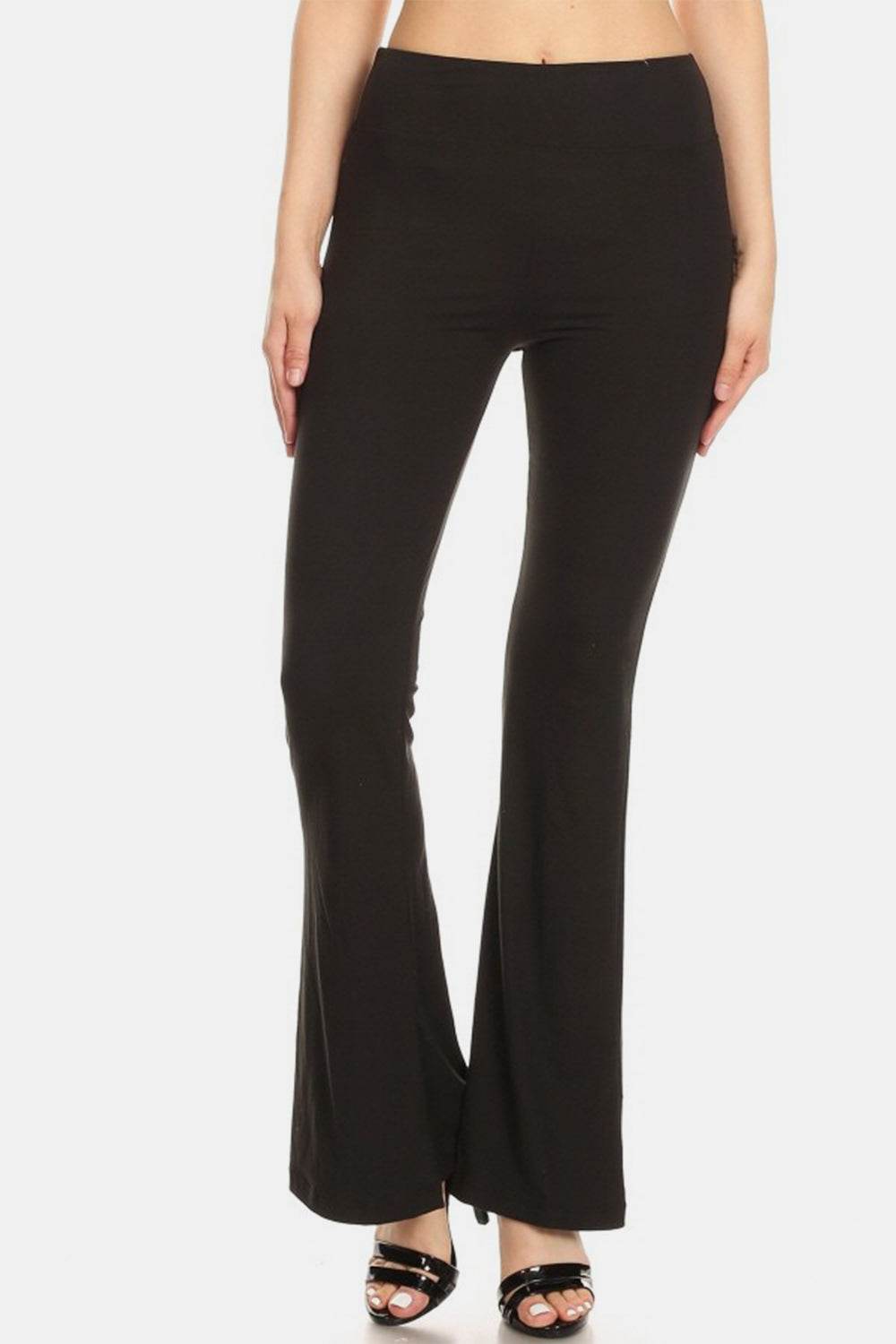 Leggings Depot High Waist Flare Leggings - Delanoir