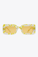 Tortoiseshell Rectangle Polycarbonate Sunglasses - Delanoir
