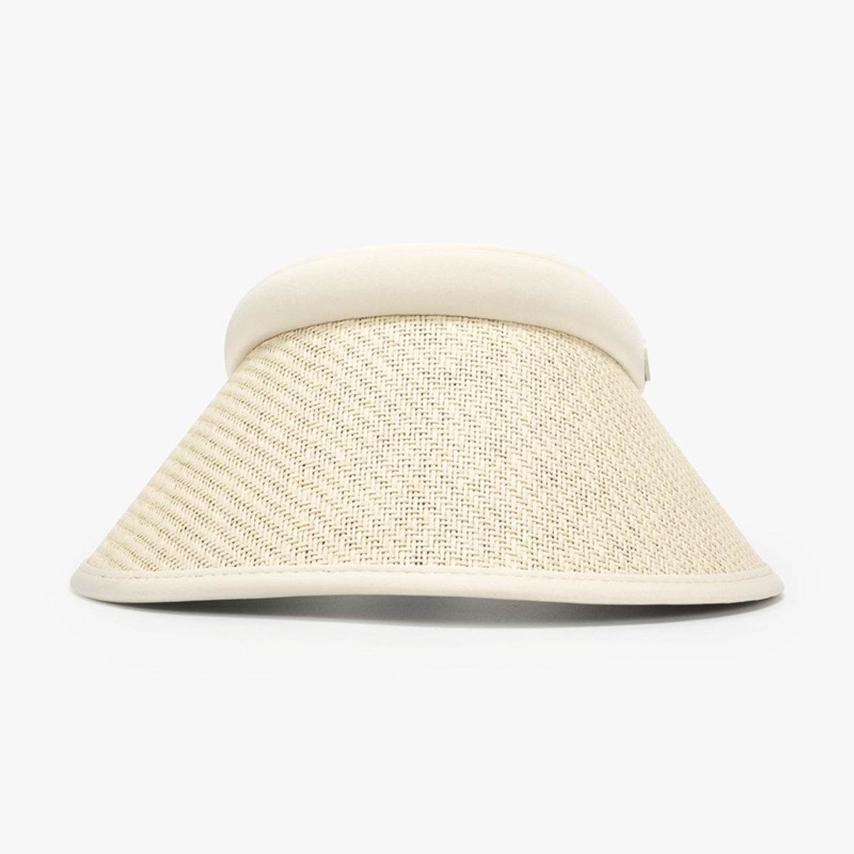 Solid Adjustable Weave Visor - Delanoir