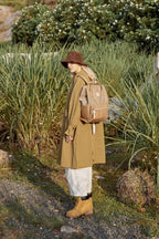 Himawari Water Resistant Canvas Backpack Bag with Side Pockets - Delanoir