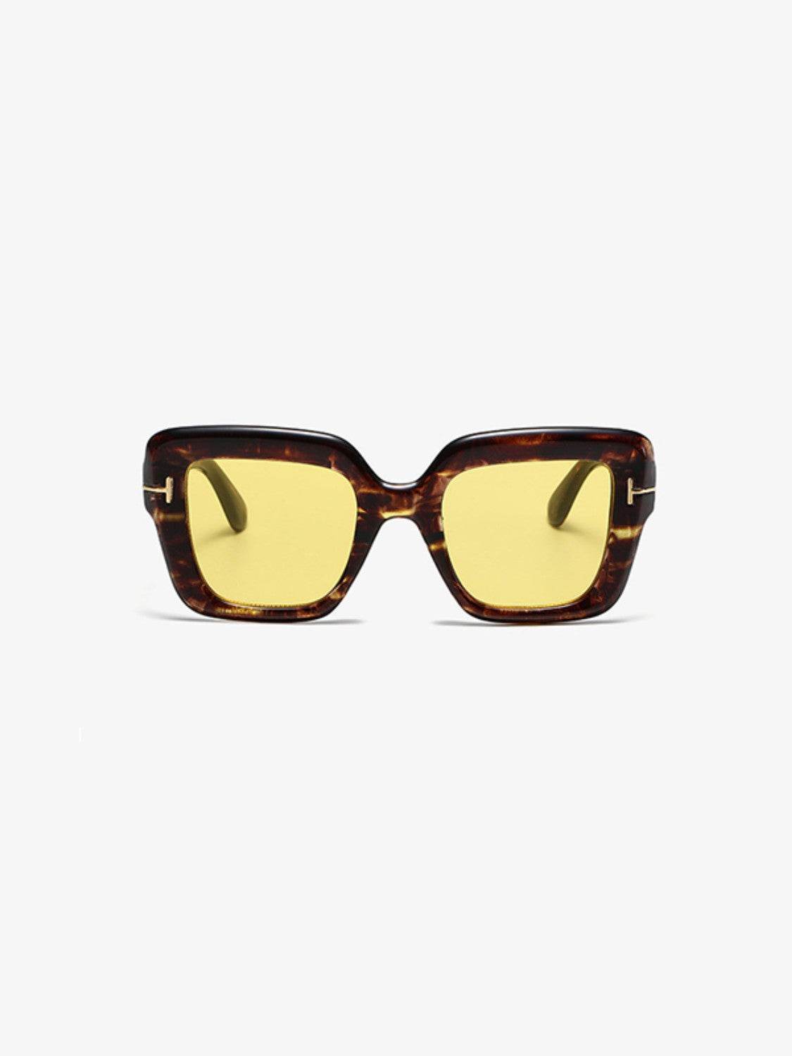 Polycarbonate Frame Square Sunglasses - Delanoir