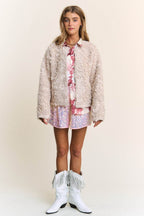 J.NNA Mixed Fabric Chic Jacket - Delanoir