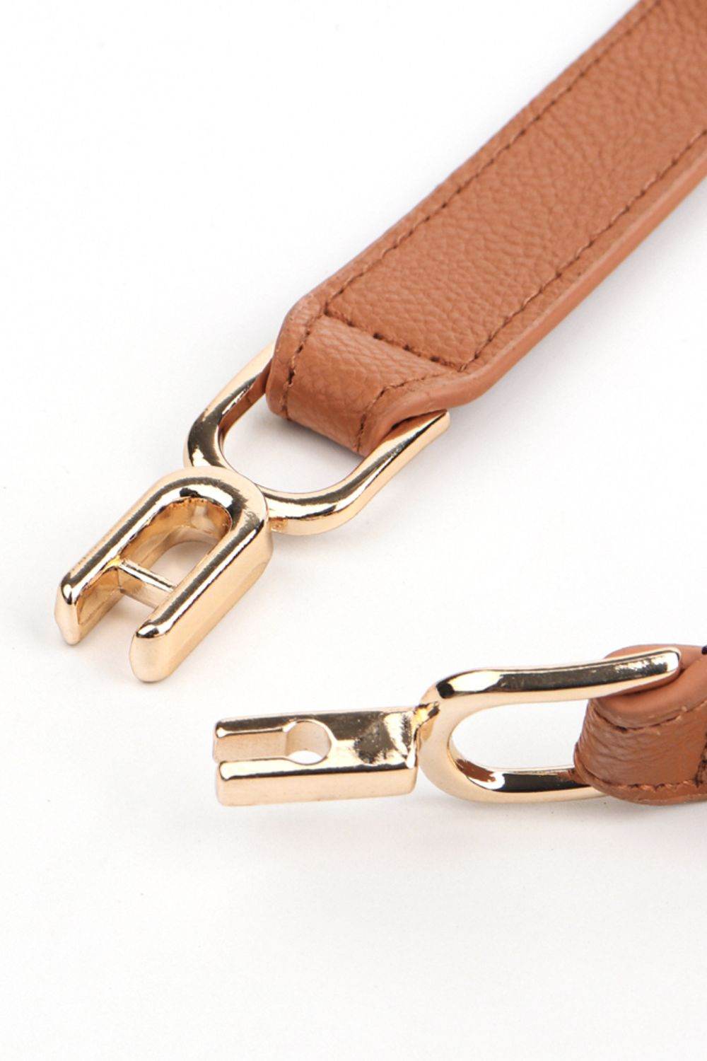 Alloy Buckle Elastic Belt - Delanoir