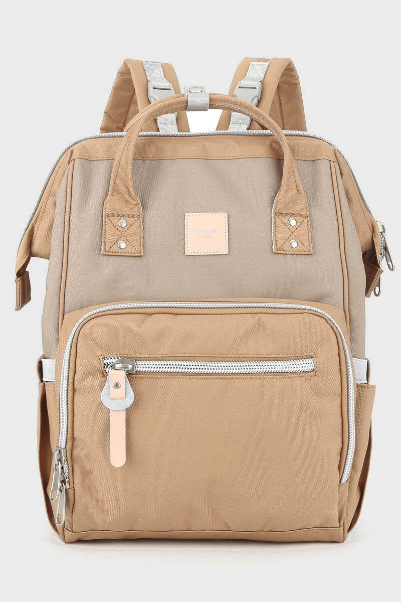 Himawari Waterproof Canvas Backpack Bag with Side Pockets - Delanoir