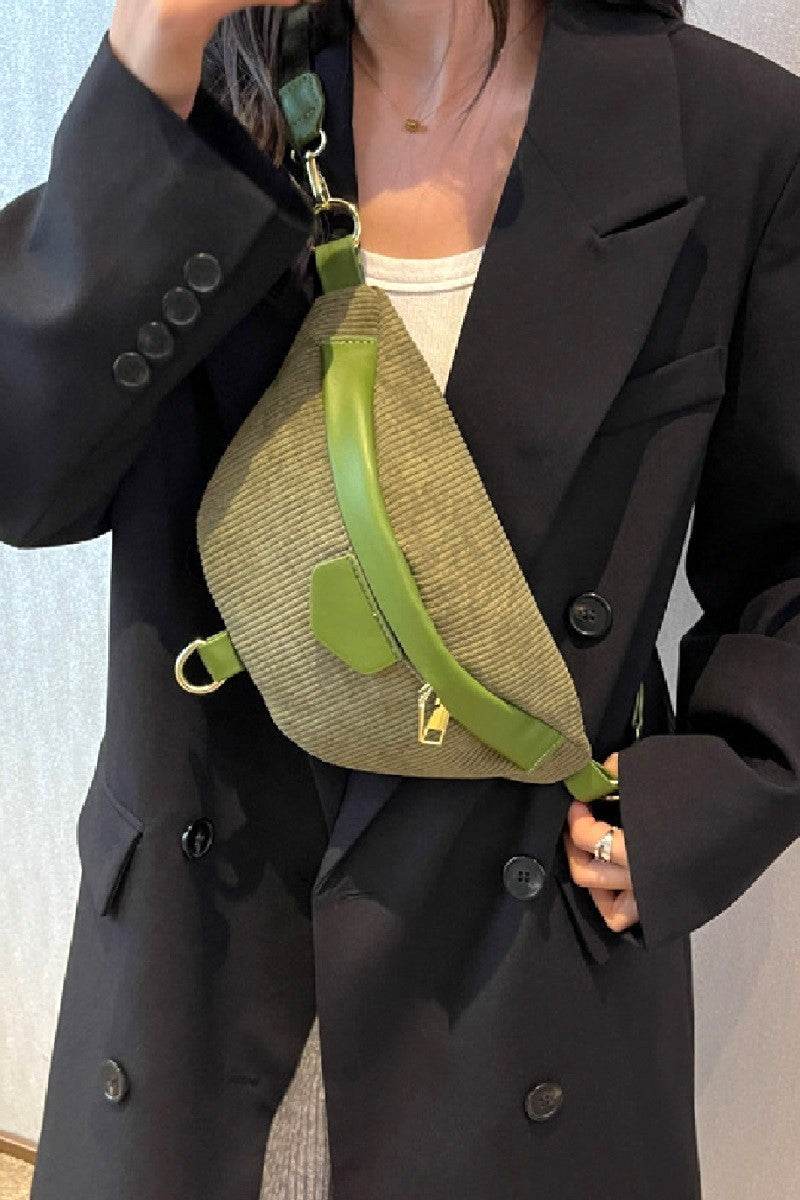 Zenana Corduroy Crossbody Bag with Removable Strap - Delanoir