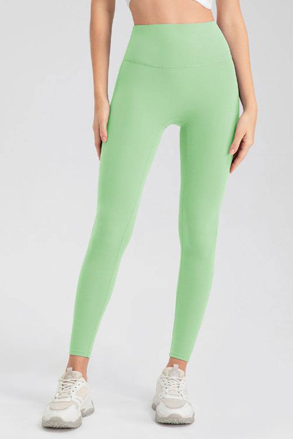 High Waist Skinny Active Pants - Delanoir