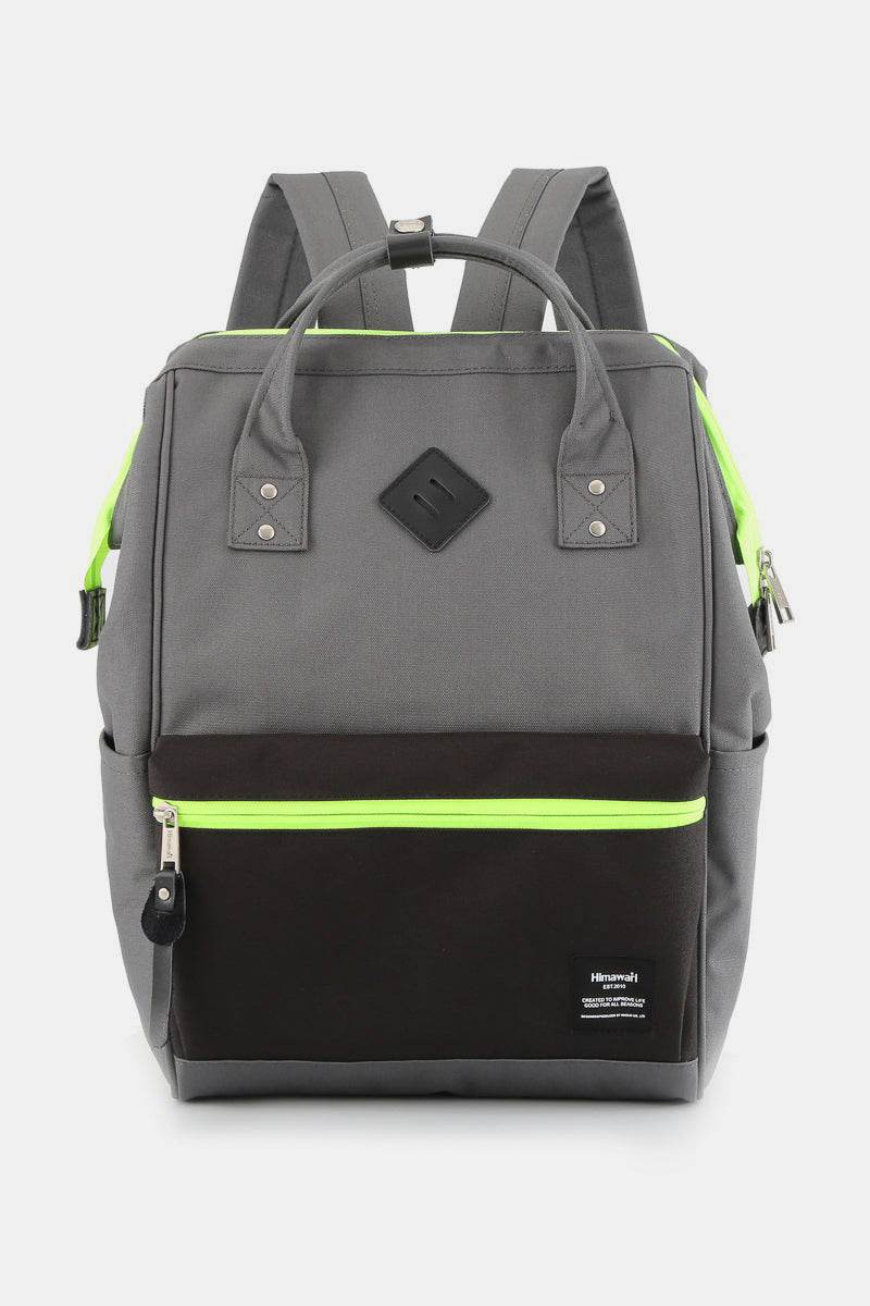 Himawari Contrast Waterproof Backpack Bag with Reinforced Edges - Delanoir