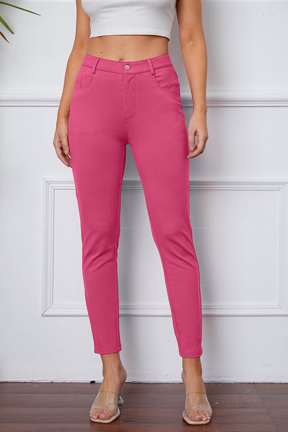 StretchyStitch Pants by Basic Bae - Delanoir