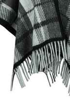 Cloak Sleeve Fringe Detail Poncho - Delanoir