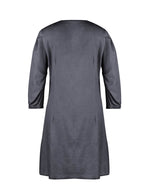 Full Size V-Neck Half Sleeve Dress - Delanoir
