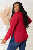 Culture Code Full Size Wide Notch Relax Top - Delanoir