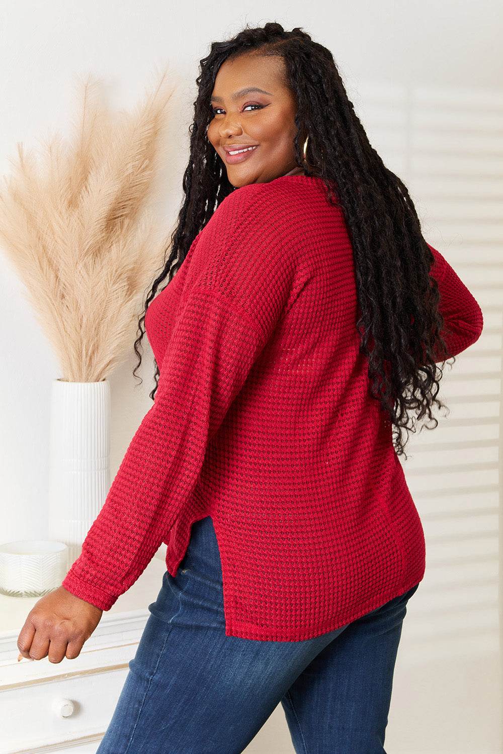 Culture Code Full Size Wide Notch Relax Top - Delanoir