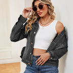 Washed Denim Jacket - Delanoir