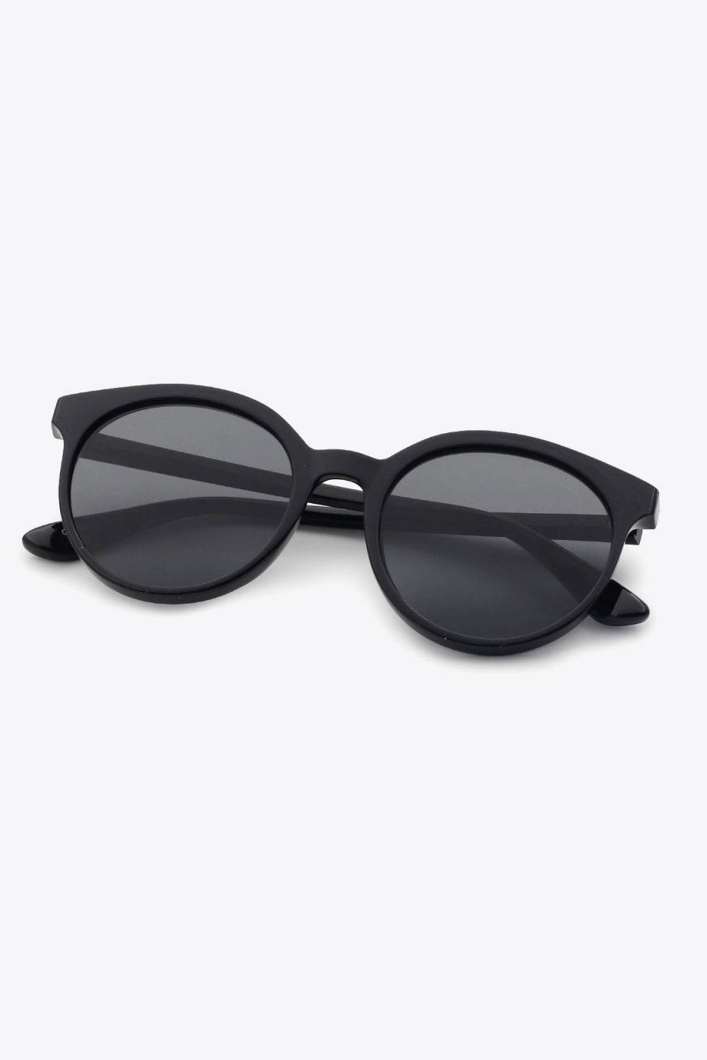 Round Full Rim Polycarbonate Frame Sunglasses - Delanoir