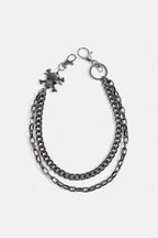 Treasure Point Shape Double Layer Alloy Belt - Delanoir