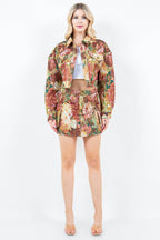 American Bazi Jacquard Weave Cargo Pocket Skirt - Delanoir