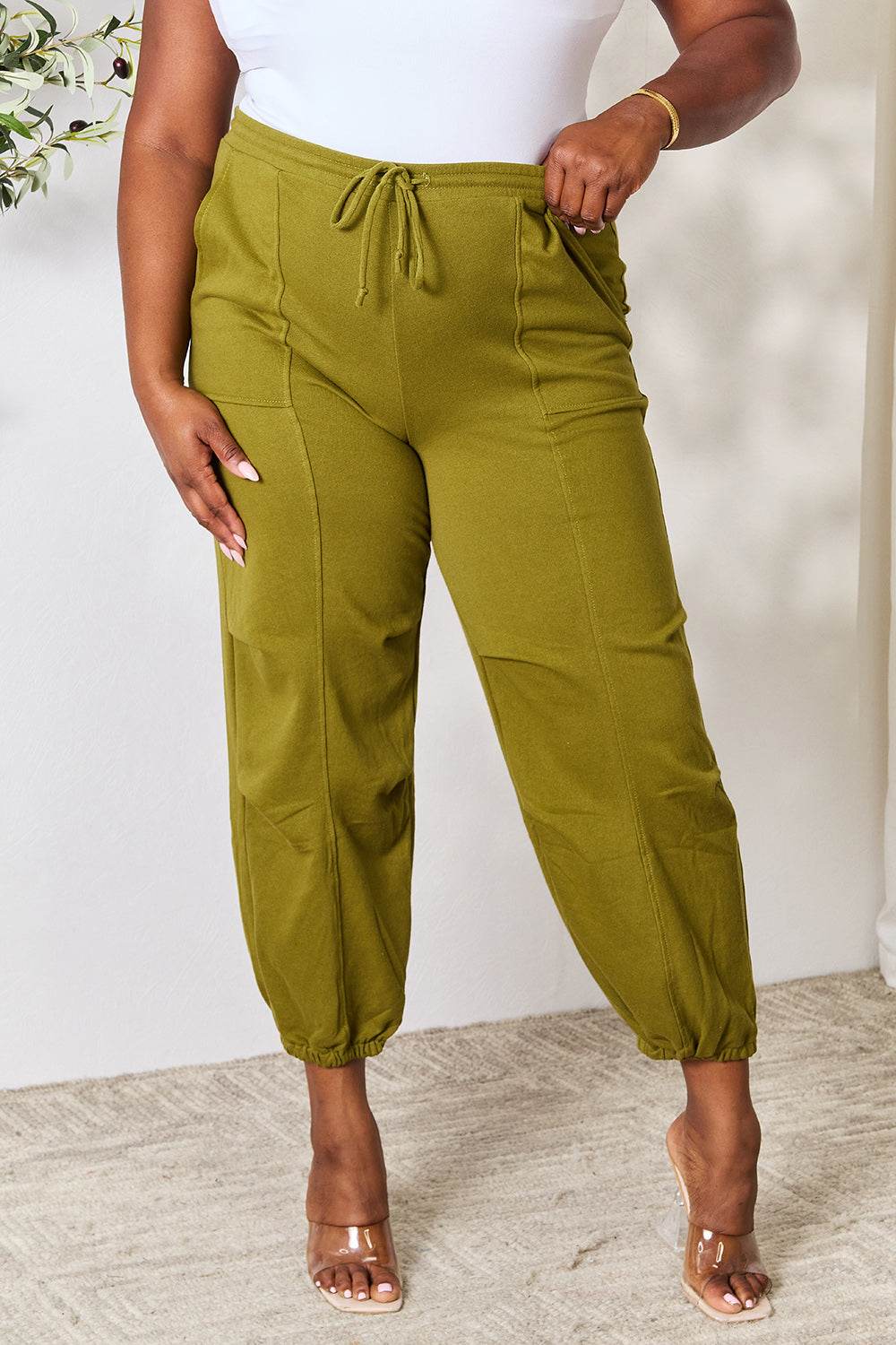 Culture Code Full Size Drawstring Sweatpants with pockets - Delanoir