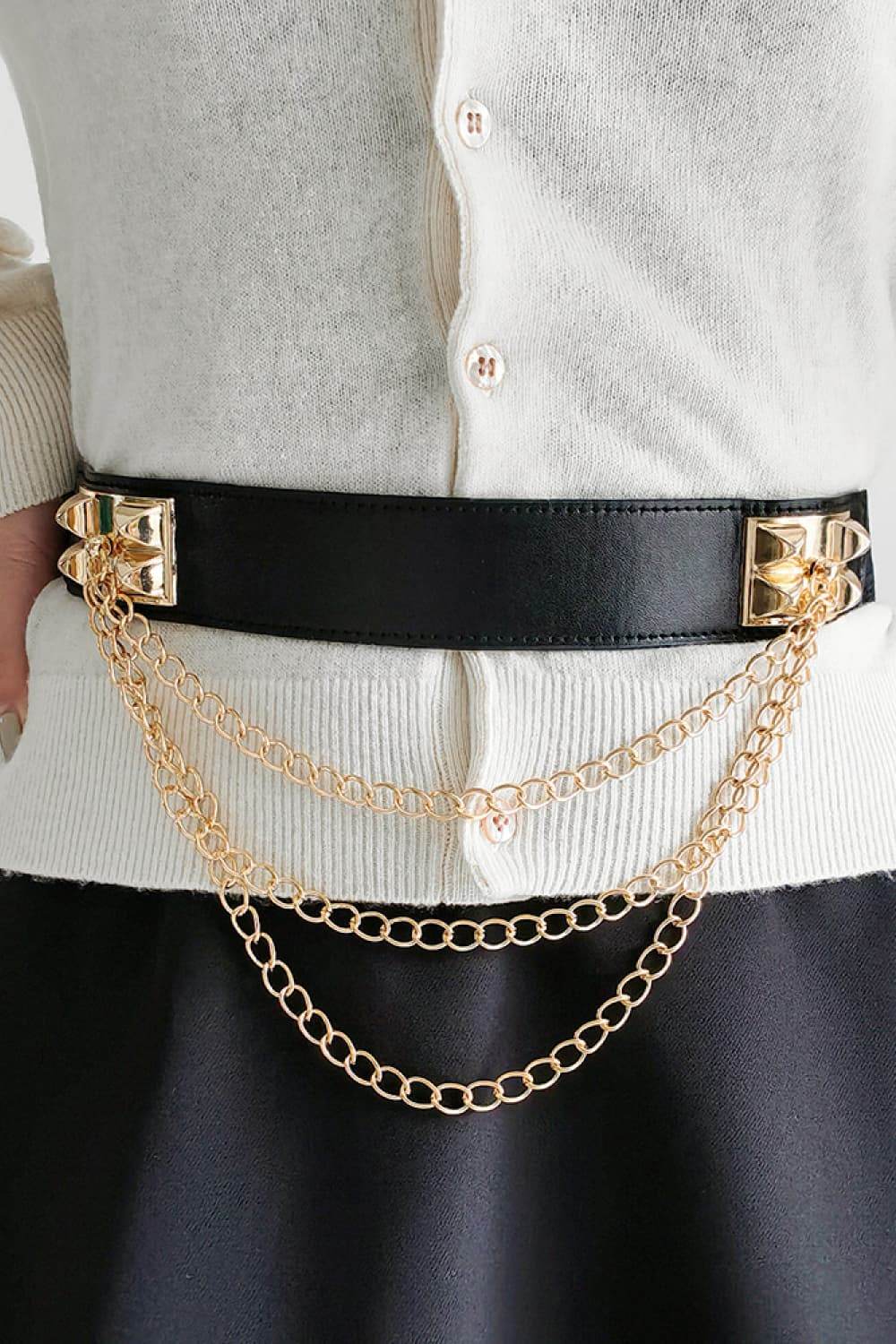 Elastic Belt with Chain - Delanoir