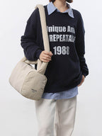 Puffy Nylon Medium Crossbody Bag - Delanoir