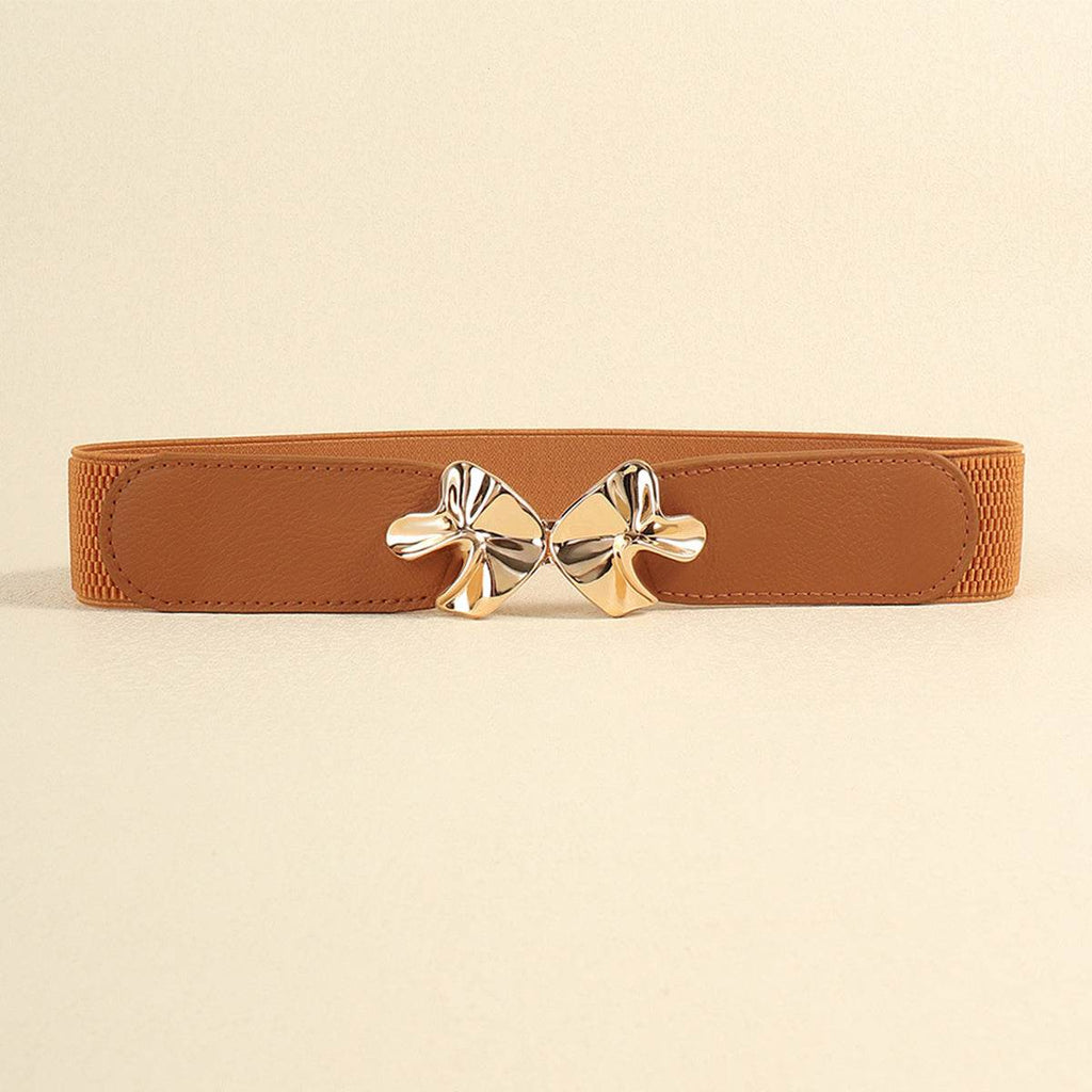 Alloy Buckle Elastic Belt - Delanoir