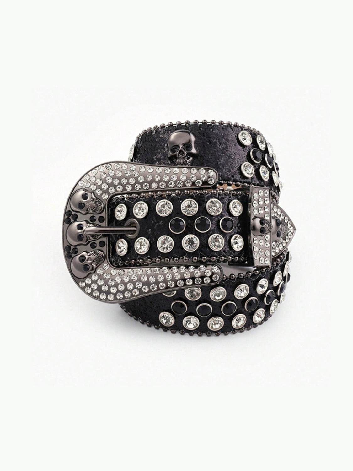 PU Leather Skull Belt - Delanoir