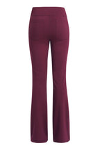 Pocketed High Waist Active Pants - Delanoir
