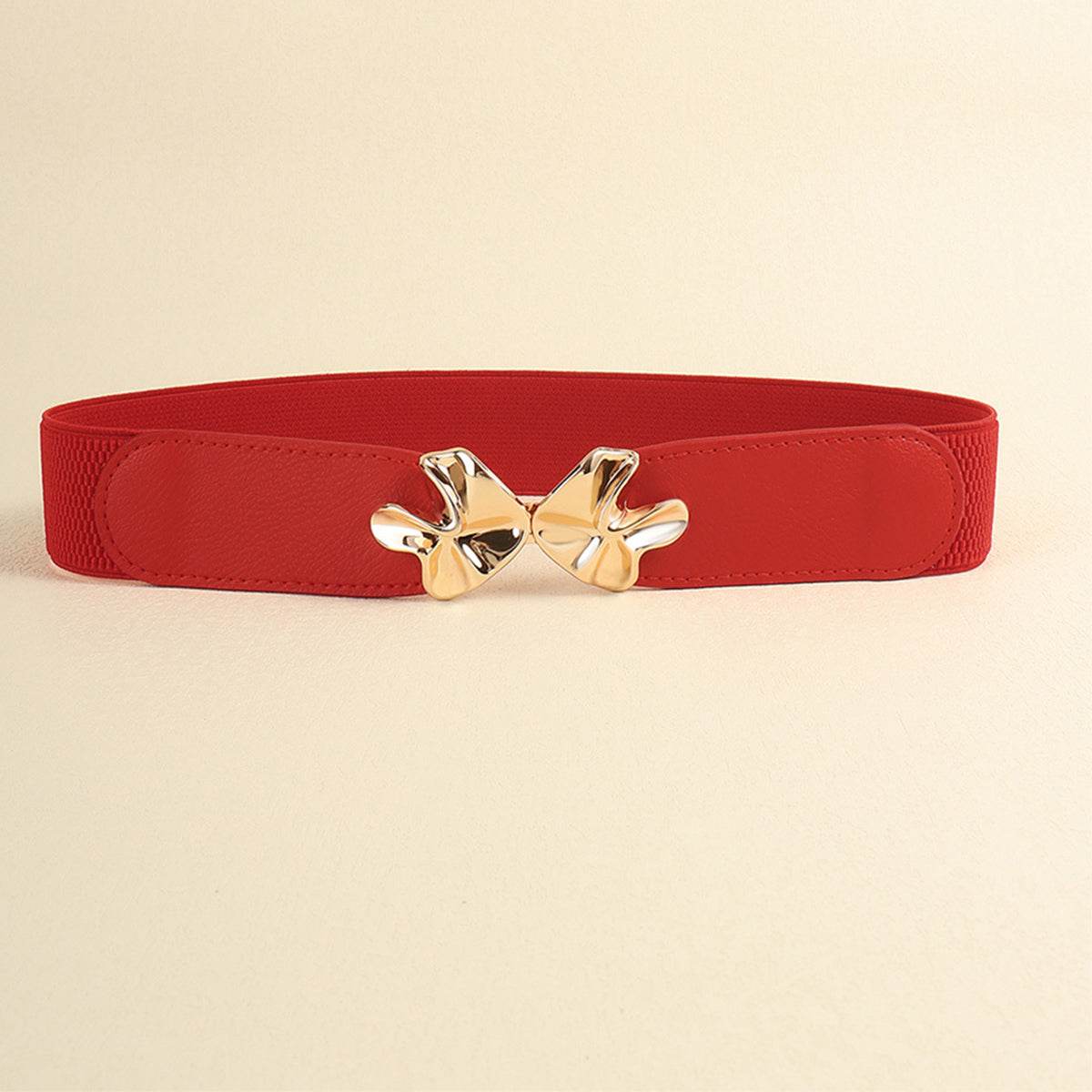 Alloy Buckle Elastic Belt - Delanoir