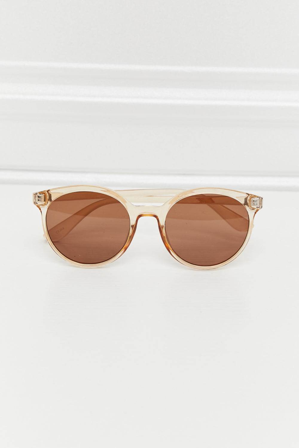 Round Full Rim Polycarbonate Frame Sunglasses - Delanoir