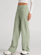 High Waist Wide Leg Pants - Delanoir