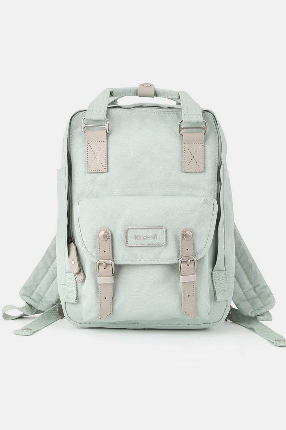 Himawari Contrast Water and Scratch-Resistant Nylon Backpack Bag - Delanoir