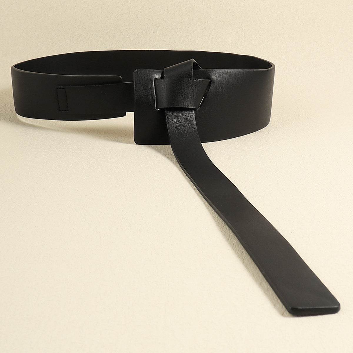 Knot Detail PU Belt - Delanoir