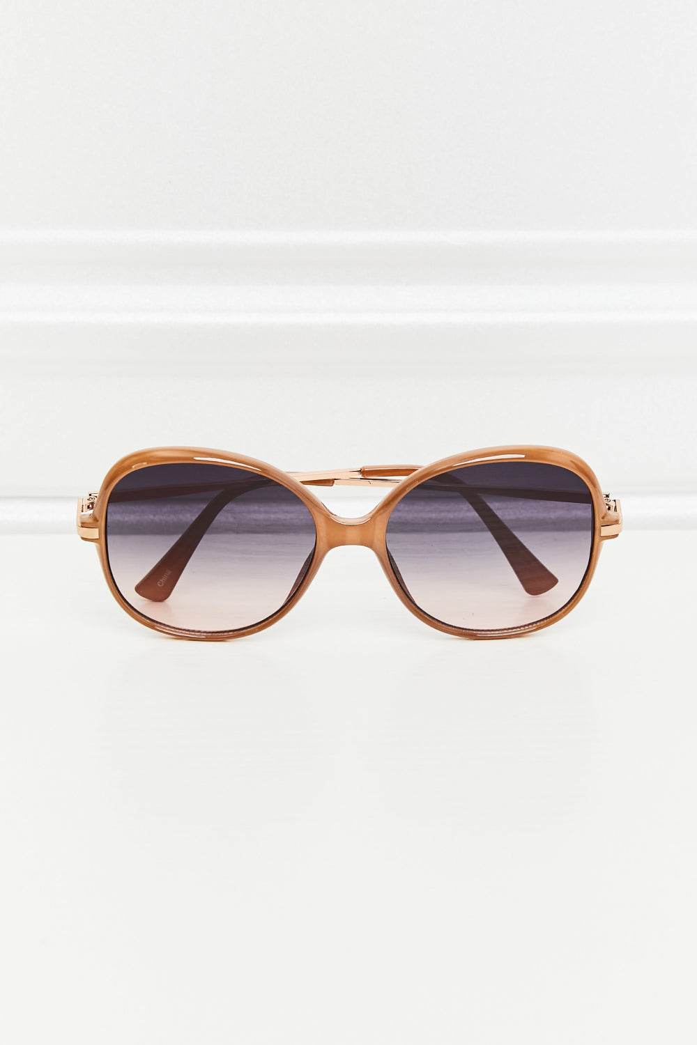 Metal-Plastic Hybrid Full Rim Sunglasses - Delanoir