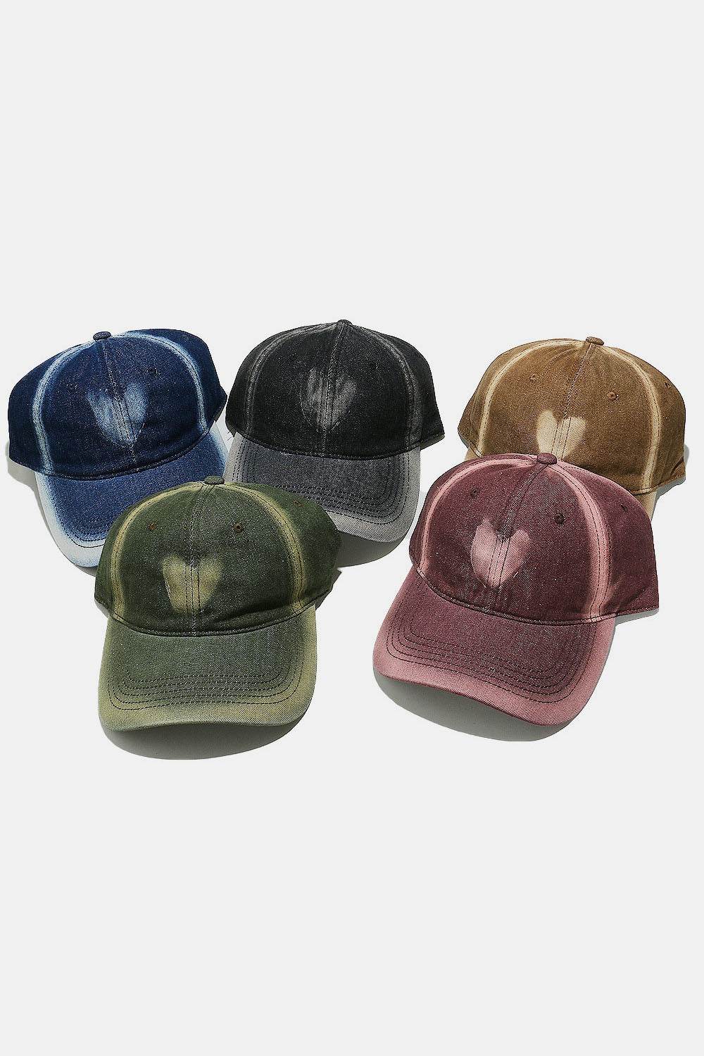 Heart Cotton Baseball Cap - Delanoir