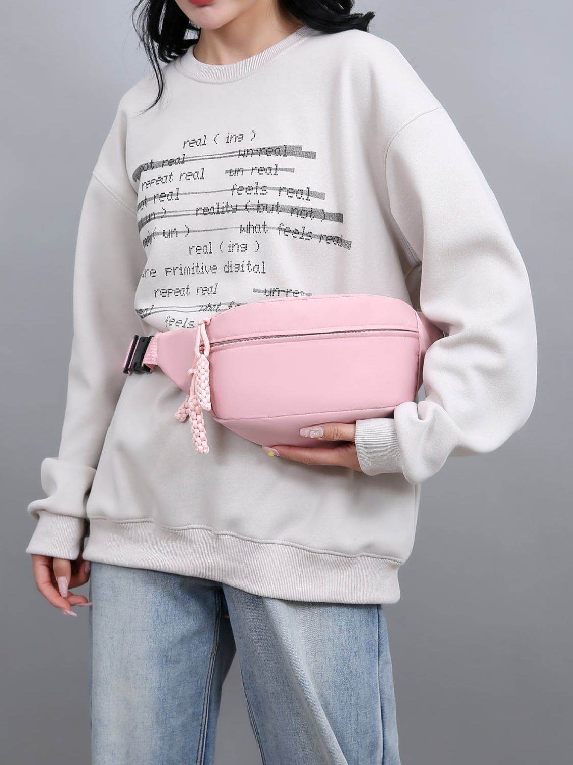 Oxford Cloth Adjustable Strap Sling Bag - Delanoir