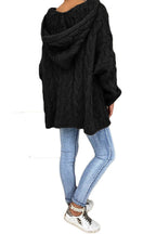Cable-Knit Hooded Sweater - Delanoir