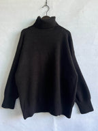 Turtleneck Long Sleeve Sweater - Delanoir