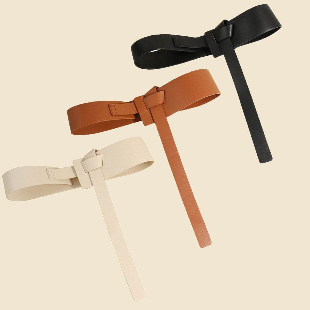 Knot Detail PU Belt - Delanoir