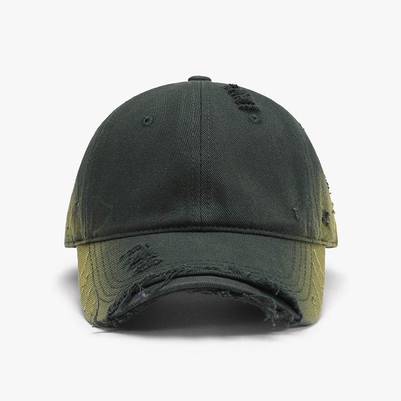 Distressed Adjustable Cotton Hat - Delanoir