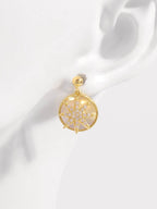 18K Gold-Plated 925 Sterling Silver Star Shape Earrings - Delanoir