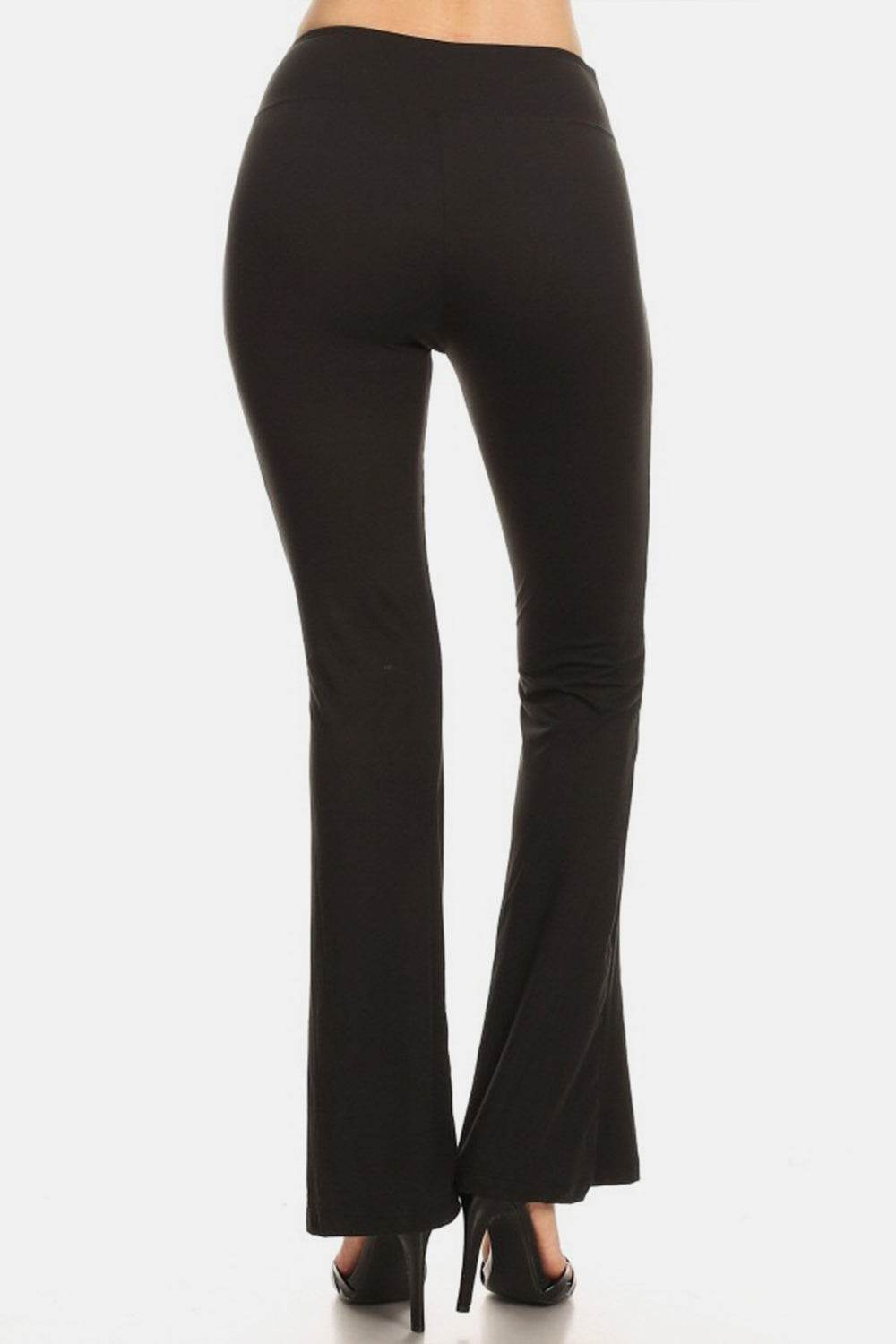 Leggings Depot High Waist Flare Leggings - Delanoir
