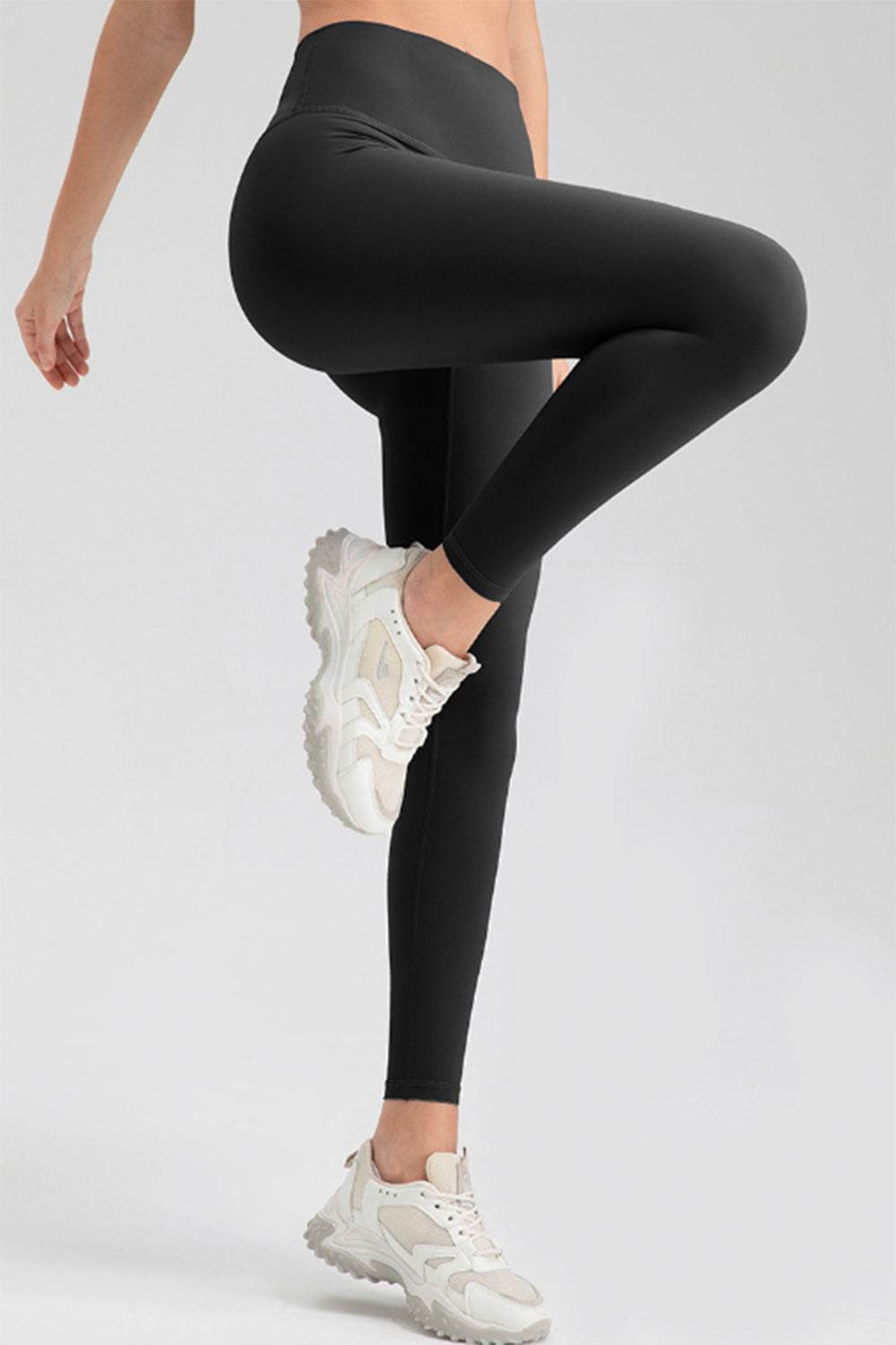 High Waist Skinny Active Pants - Delanoir