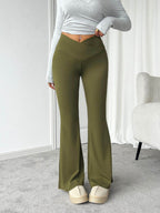 Devine Highly Stretchy Bootcut Pants - Delanoir