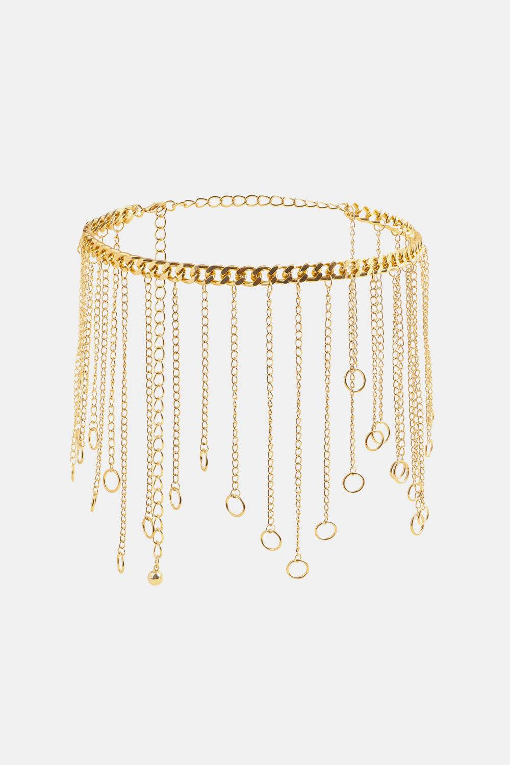 Fringe Chain Alloy Belt - Delanoir