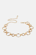 Alloy Chain Circle Shape Belt - Delanoir