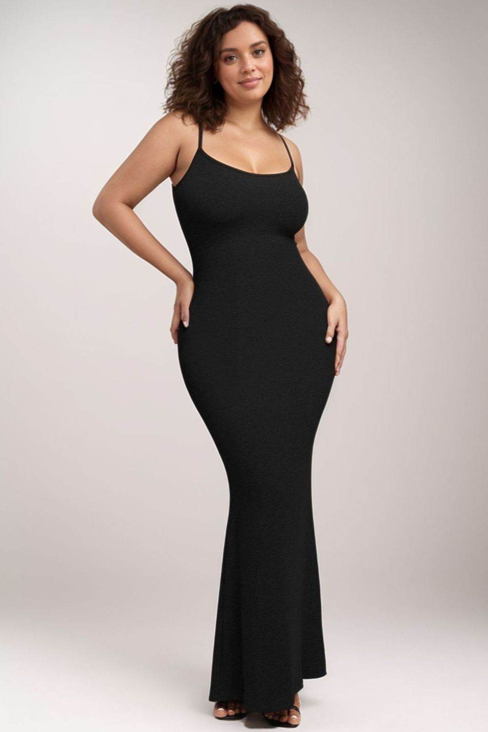 Basic Bae Built-In Shapewear Sleeveless Maxi Dress - Delanoir